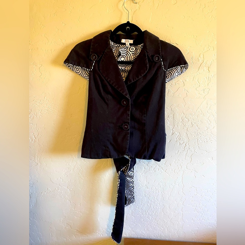 Vintage Cashé Open Back Vest